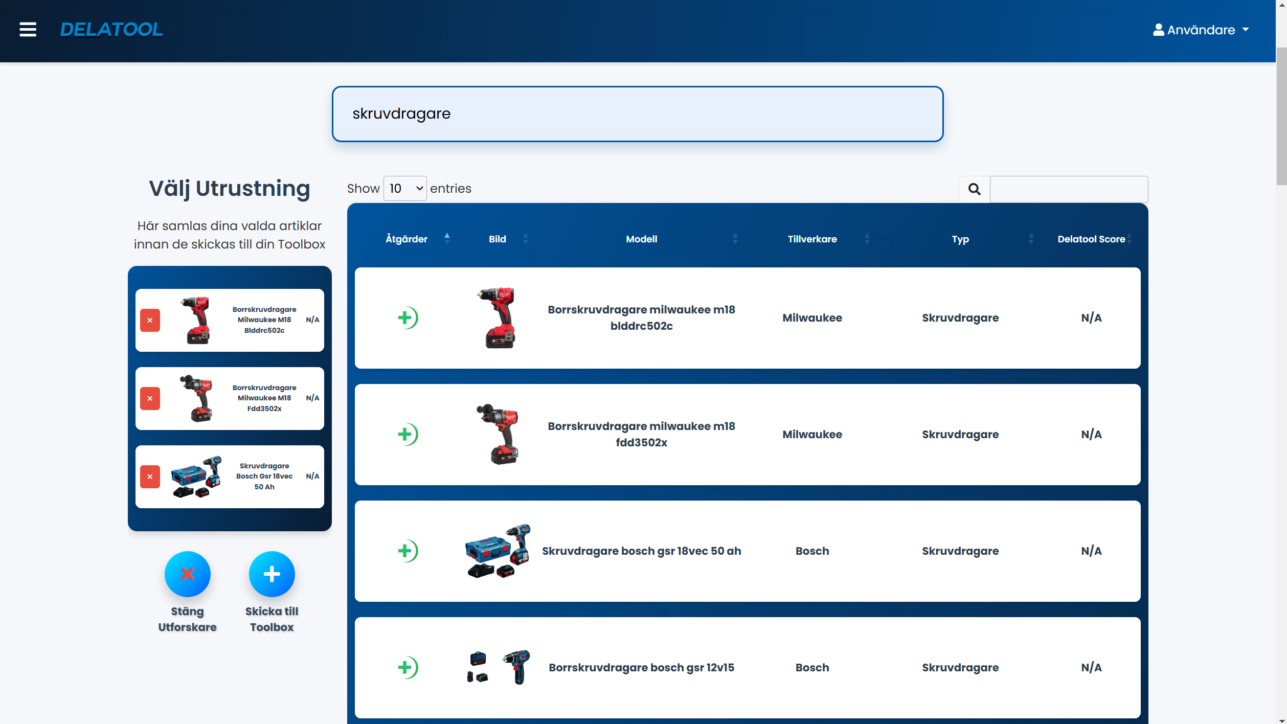 Delatool Toolbox