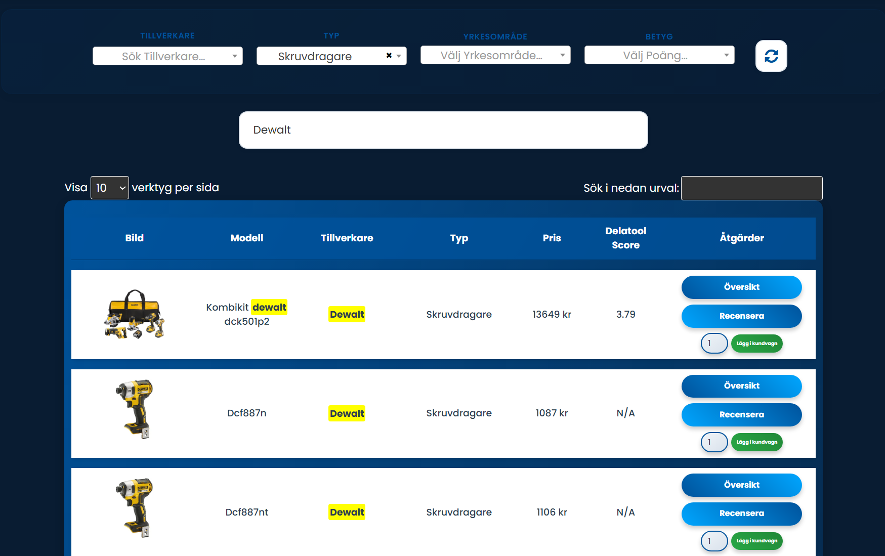 Kund använder Delabox